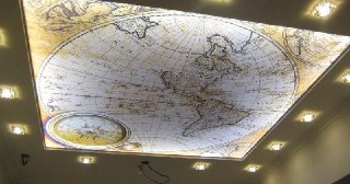 Натяжной потолок с фотопечатью Вольск, цена от 6280 руб.